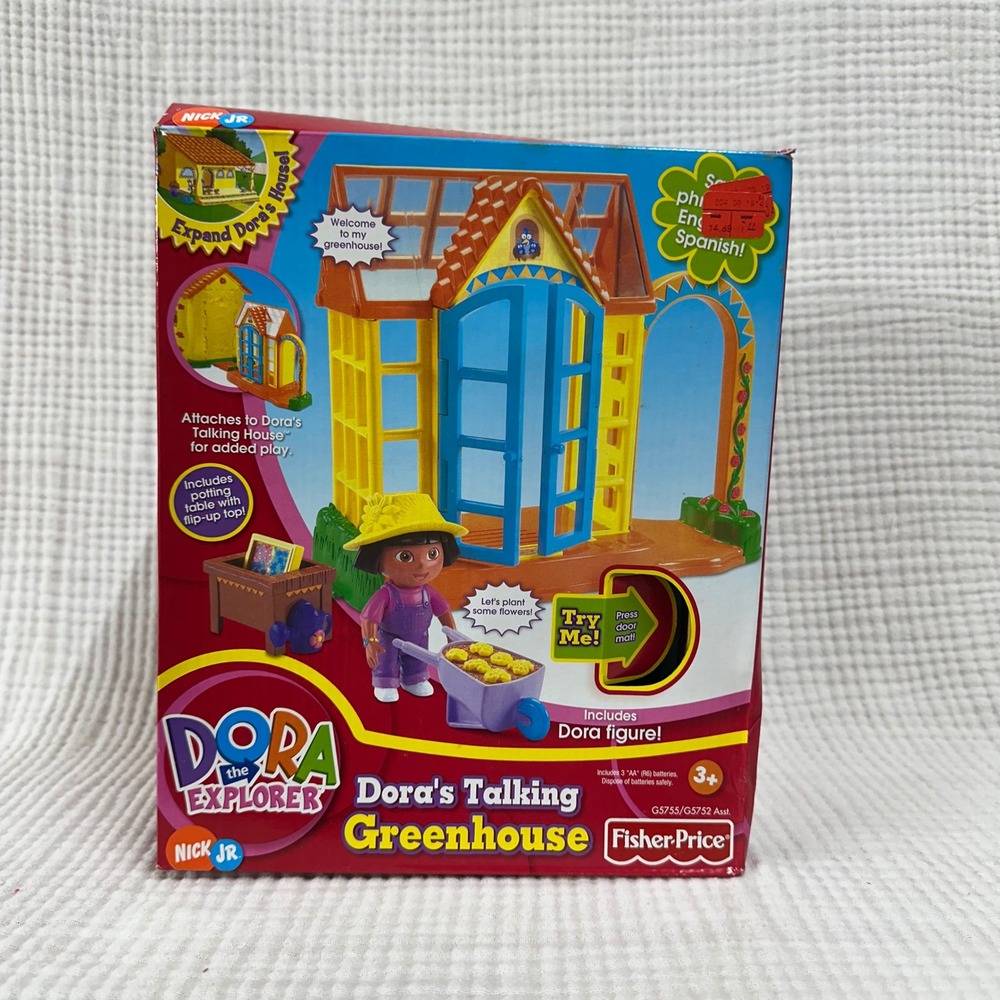 Rare Dora The Explorer Doras Talking Greenhouse For Doras Talking House NIB NOS
